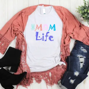 # Mom Life Cotton T-Shirt - Light Colors