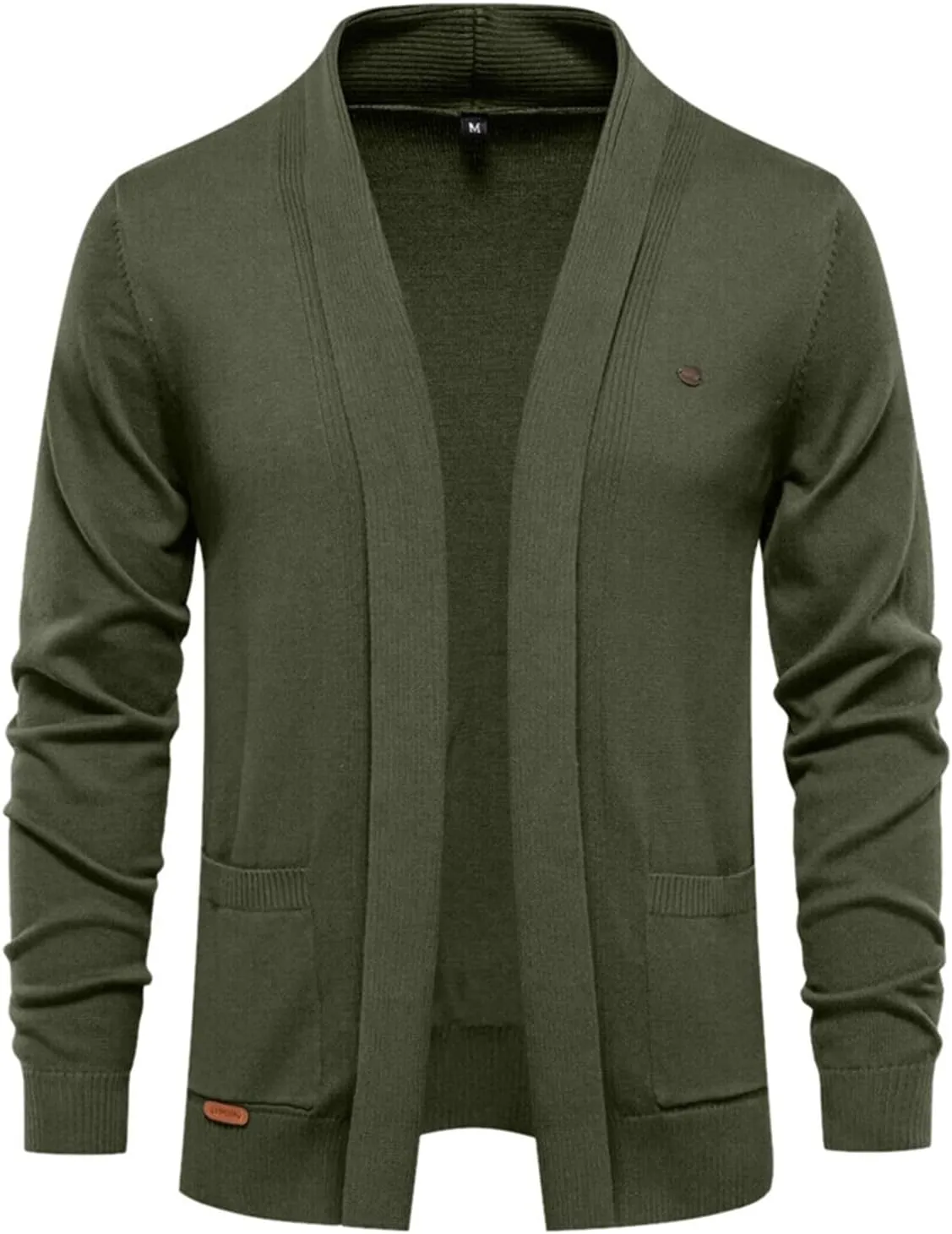 100% Cotton Cardigan Sweater for Men Casual Comfortable Slim Fit Knit Bussiness Sweaters Autumn Thermal Coats Tops