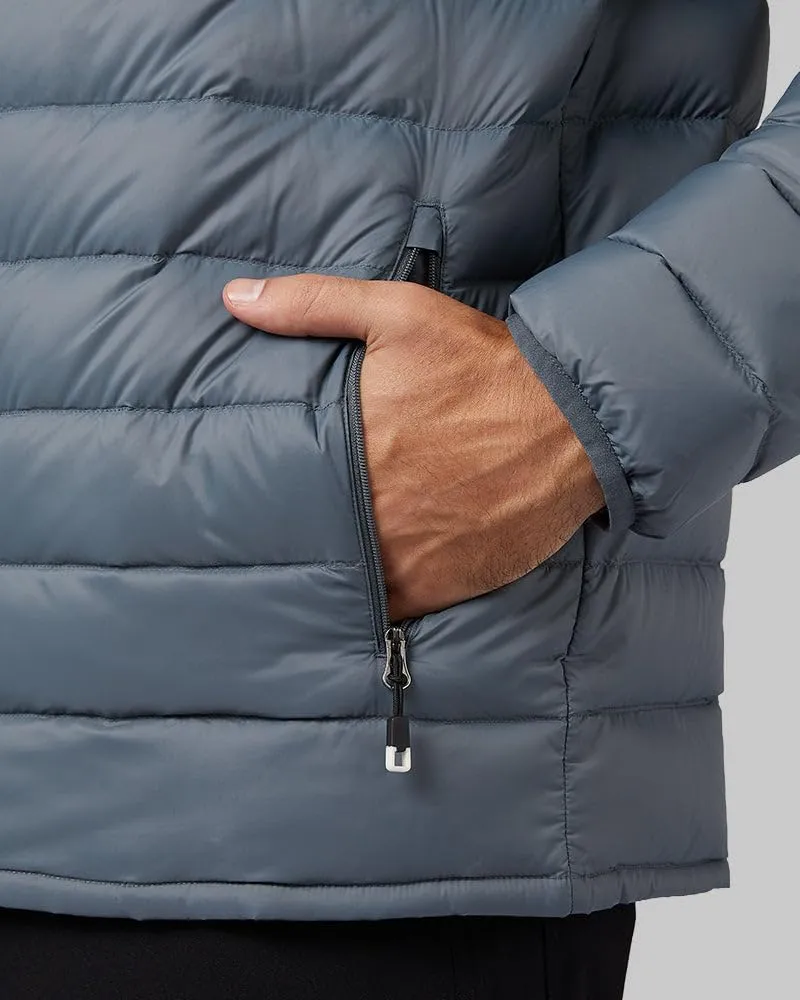 32 Degrees Men's Ultra-Light Down Packable Jacket | Layering | Zippered Pockets | Water Repellent