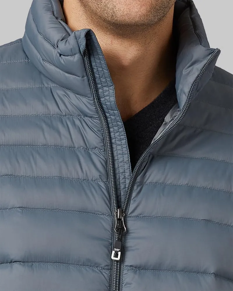 32 Degrees Men's Ultra-Light Down Packable Jacket | Layering | Zippered Pockets | Water Repellent