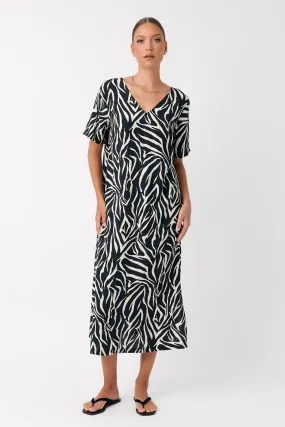ABIGAIL V NECK DRESS