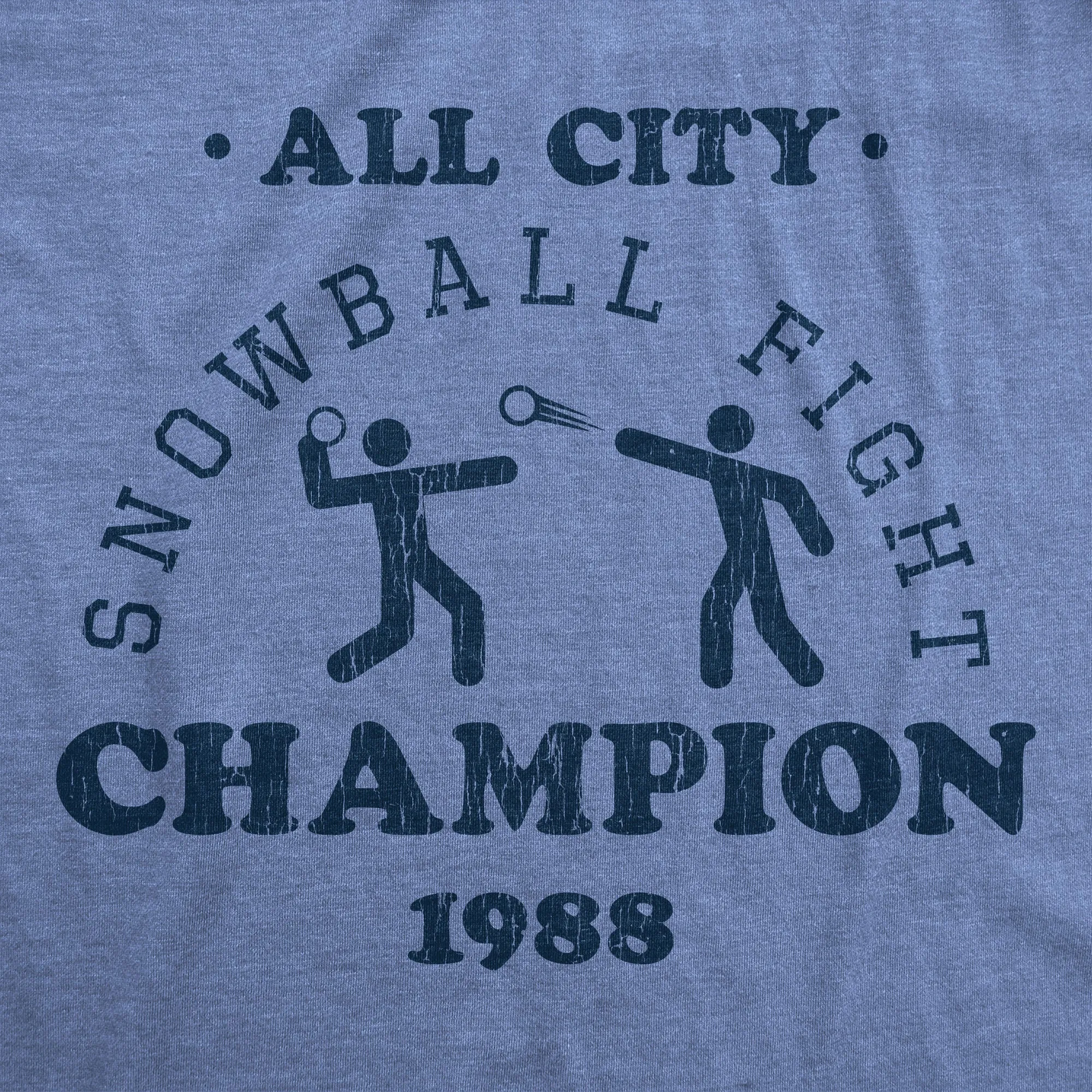 All City Snowball Fight Champion 1988 Men's T Shirt