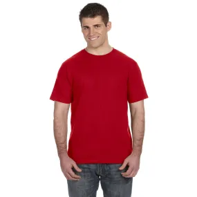 Anvil Men's Red Lightweight T-Shirt