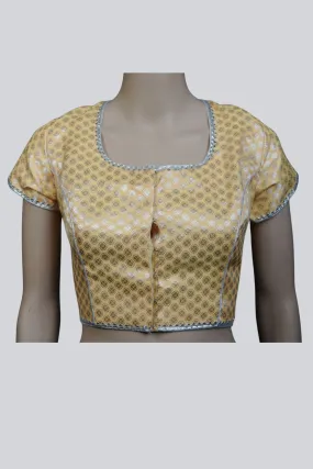 Banarasi Opulence: Exquisite Brocade Blouse – Timeless Elegance