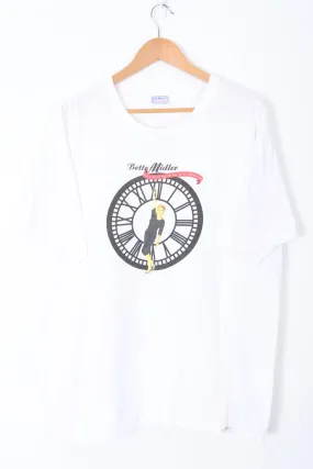 Better Midler 90s 'The Devine Miss Millennium' Single Stitch T-Shirt (XL)