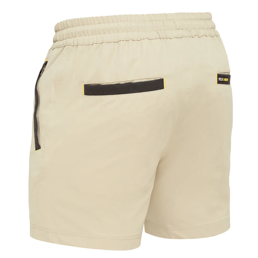 Bisley Unisex FLX & Move 4-Way Stretch Elastic Waist short BSH1331