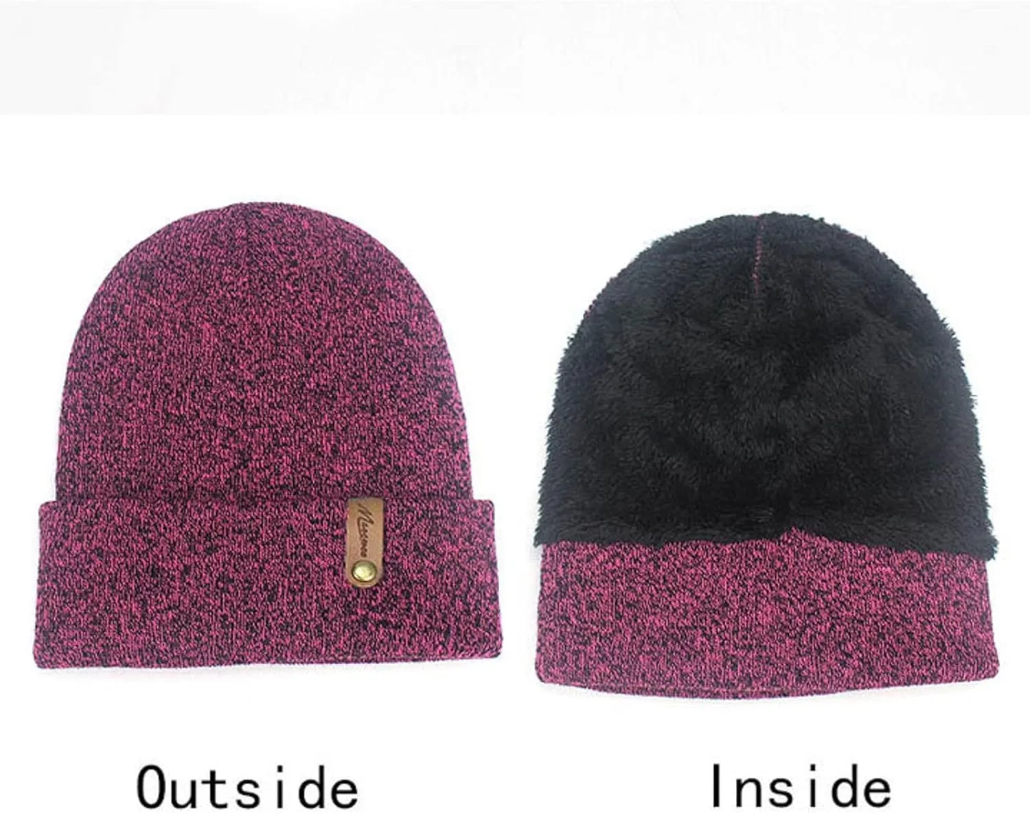 Black Scarf; Scarf Hat Gloves Set Women Warm Thick Cable Knit Touch Screen Gloves Long Scarf