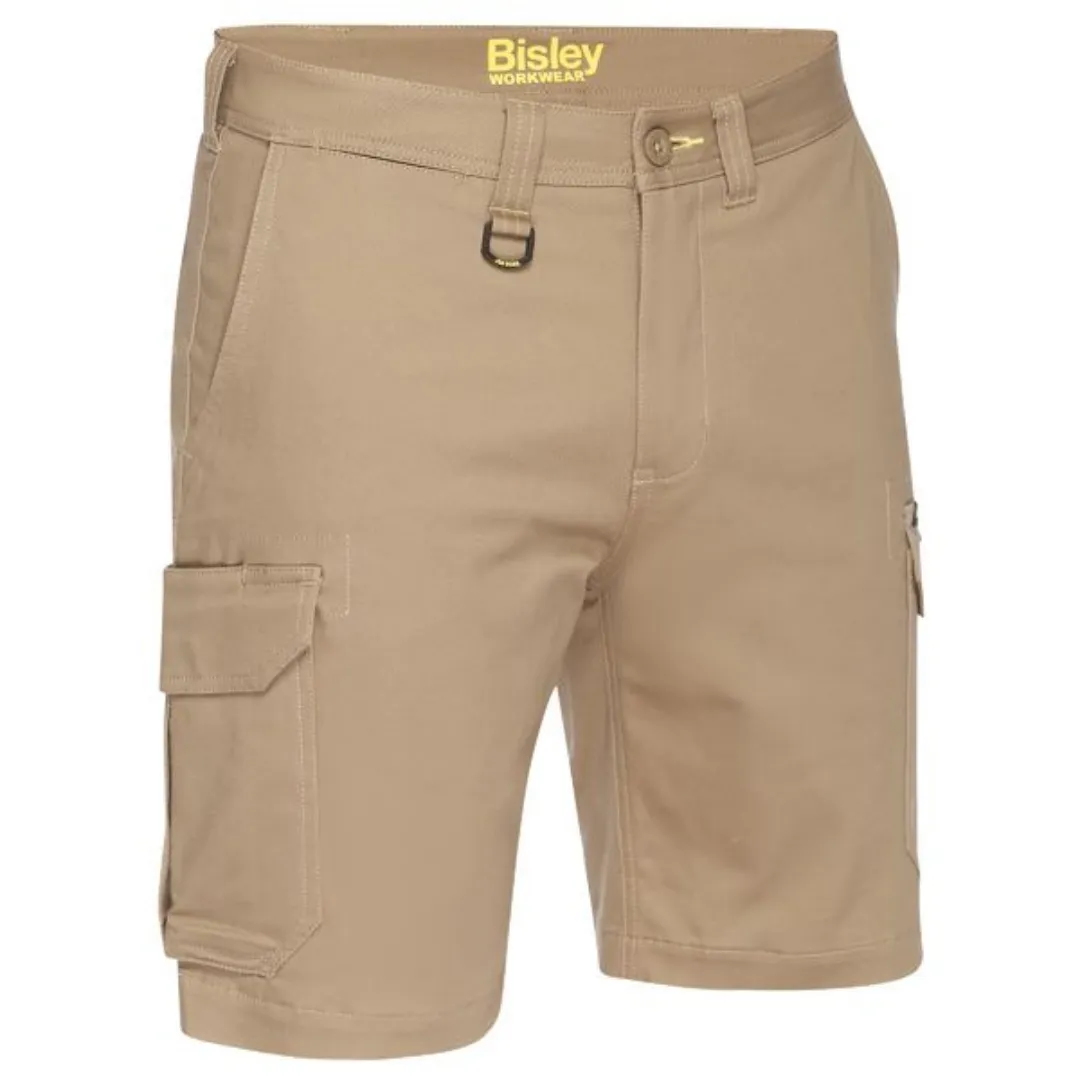 BSHC1008 Bisley Men's Stretch Cotton Drill Cargo Short BSHC1008*