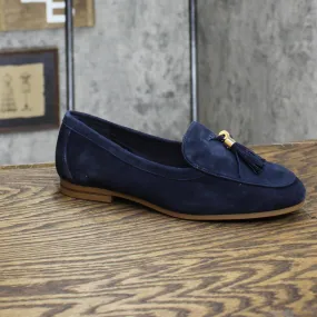 Charter Club Loafers Slip On Amputee Replacement Right Shoe Only Navy Blue 7W