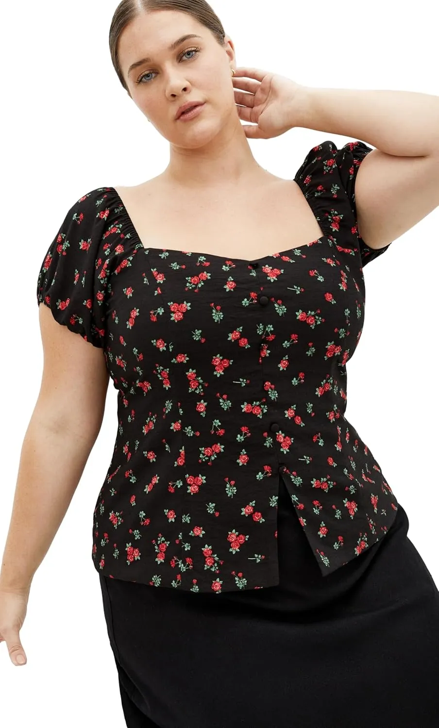 City Chic Women's Top-Daydreamer Print