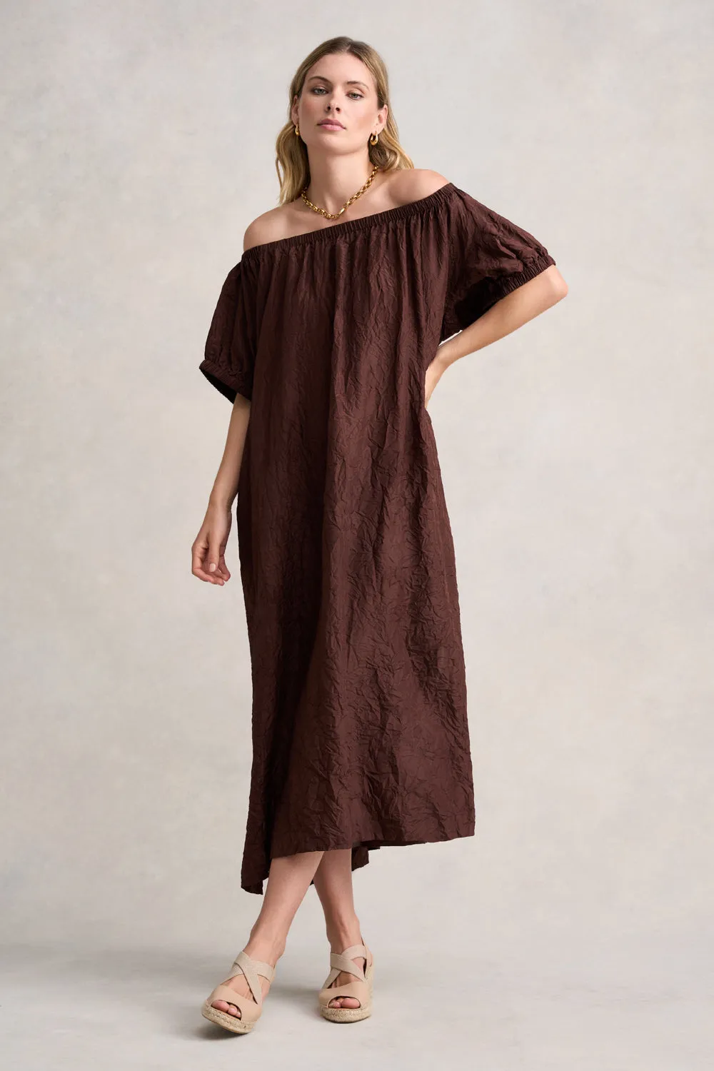 Crushed Silk Dress