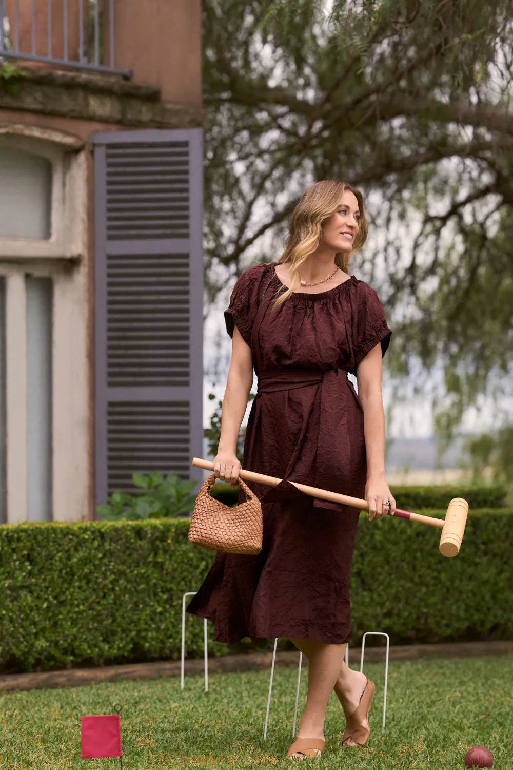 Crushed Silk Dress