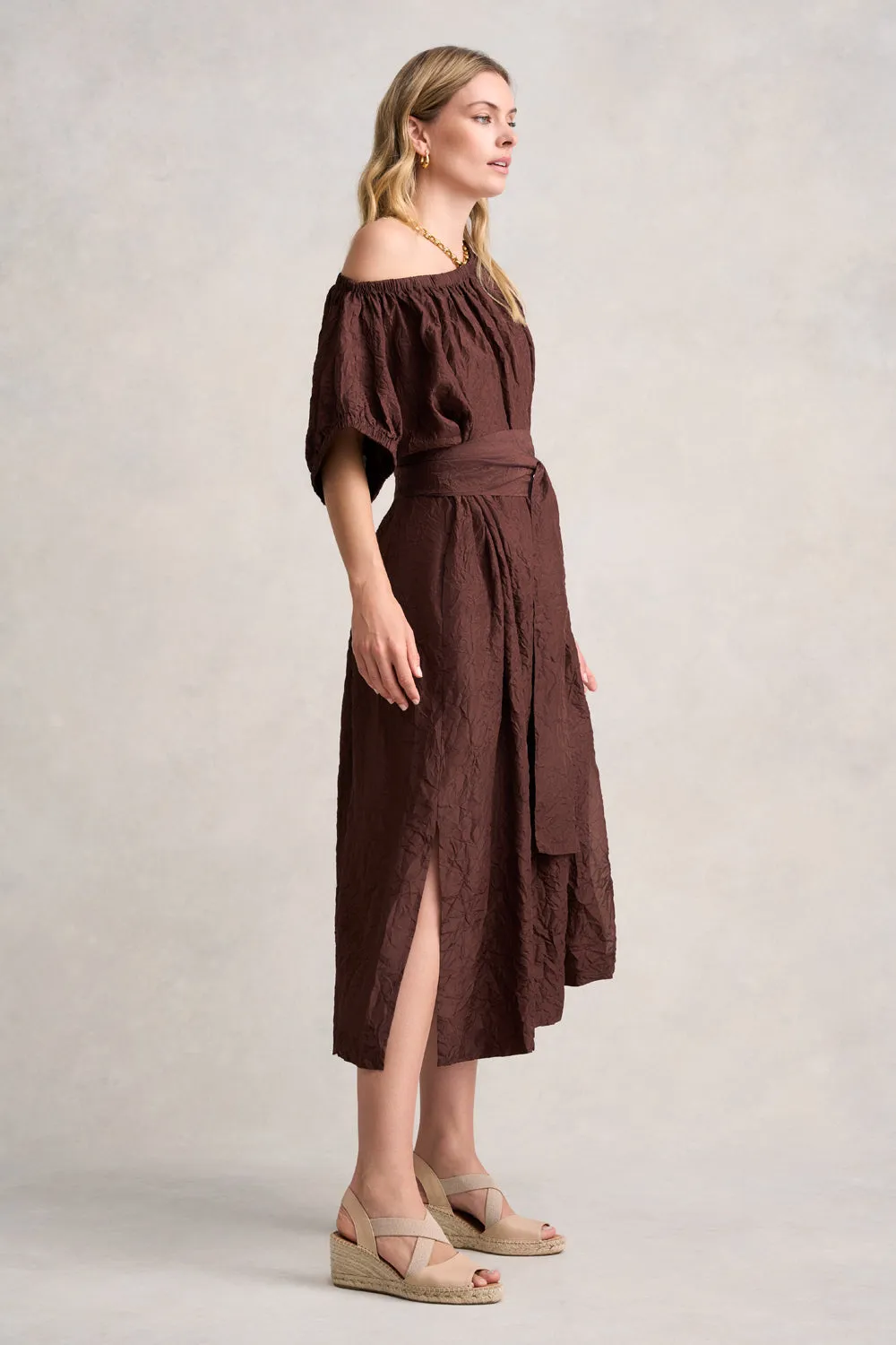 Crushed Silk Dress