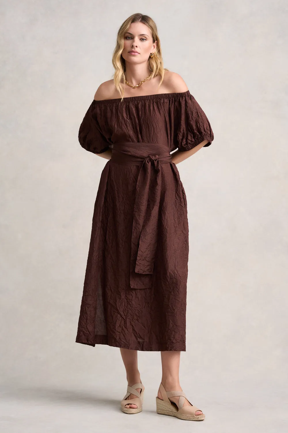 Crushed Silk Dress