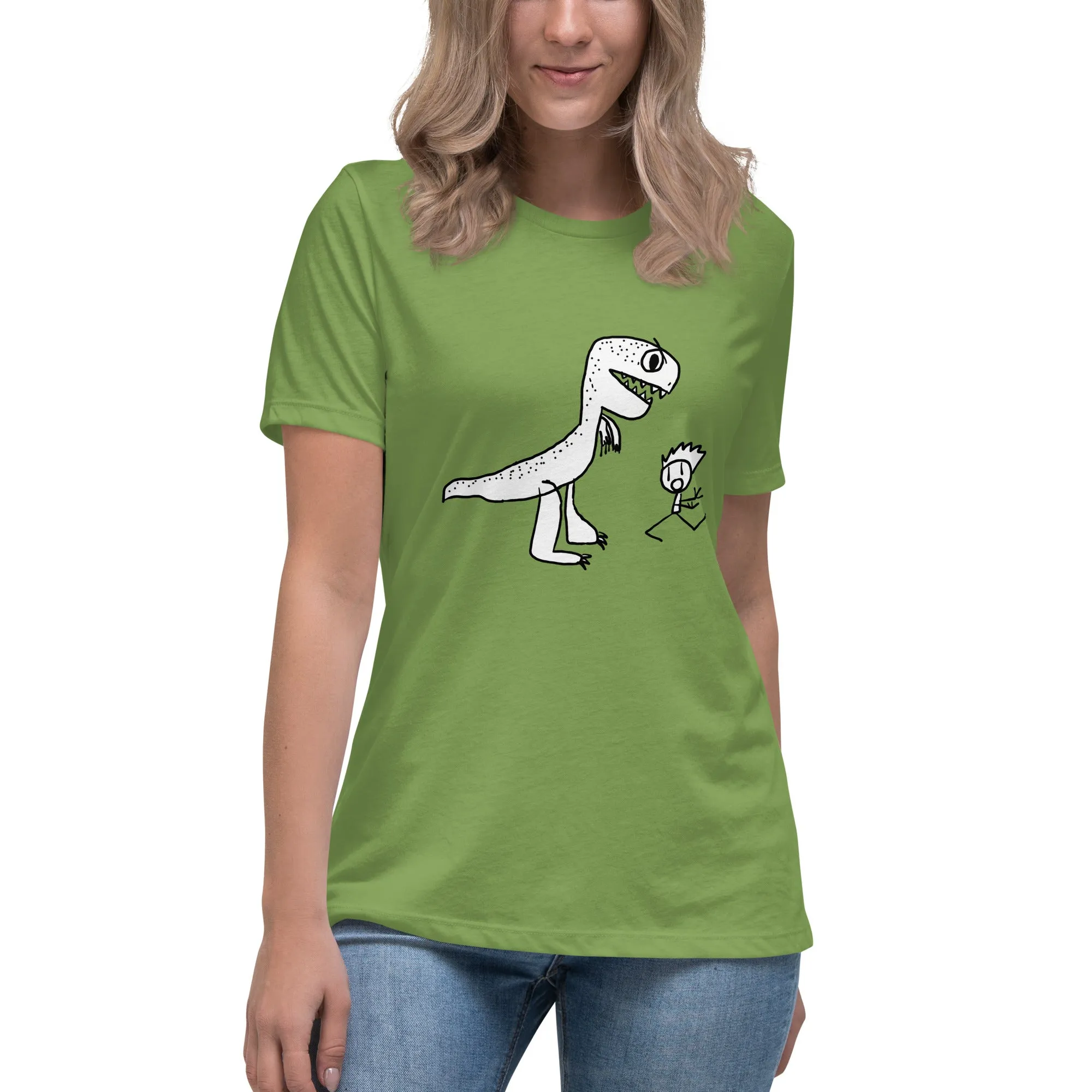 Dino Chase Women's Relaxed Tee