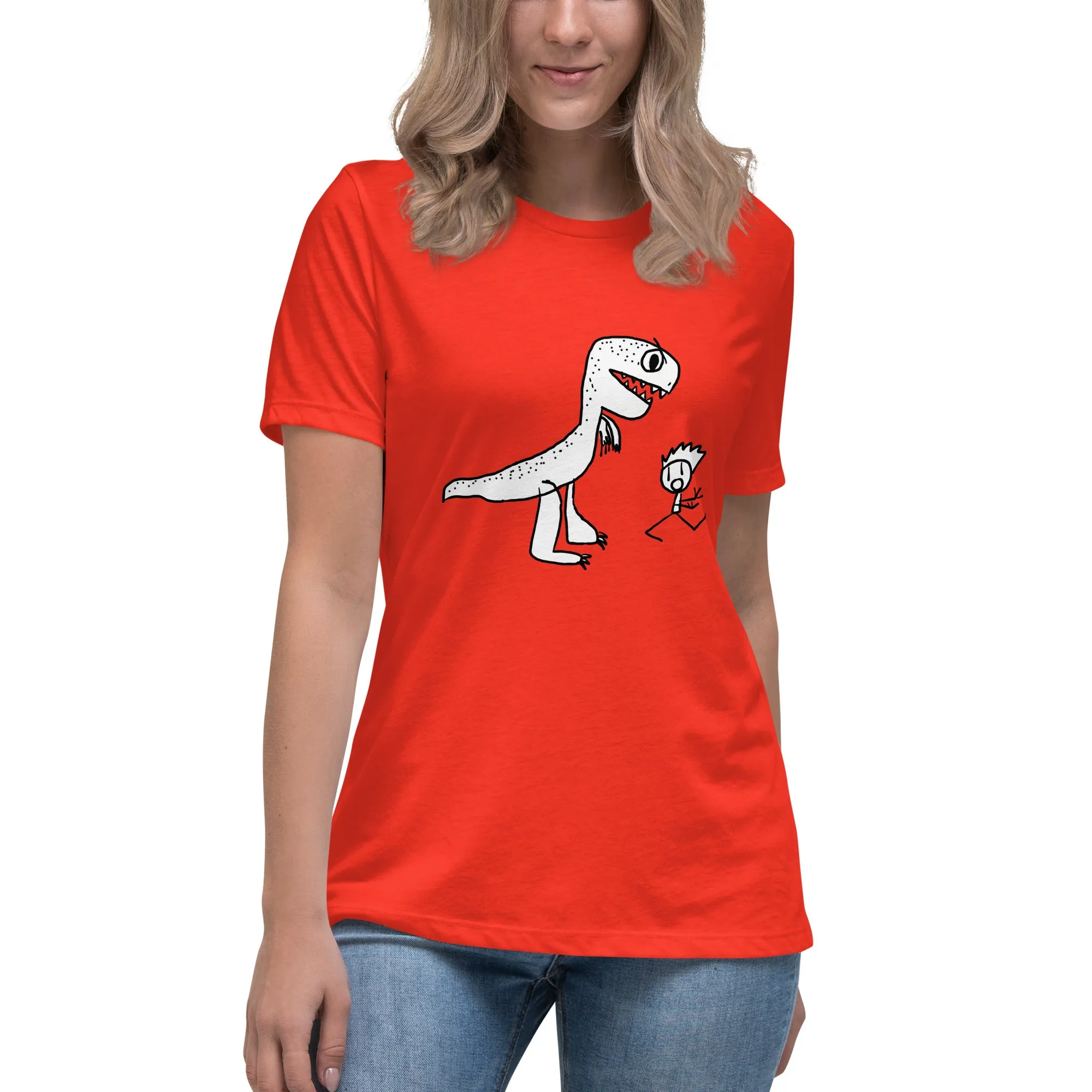 Dino Chase Women's Relaxed Tee