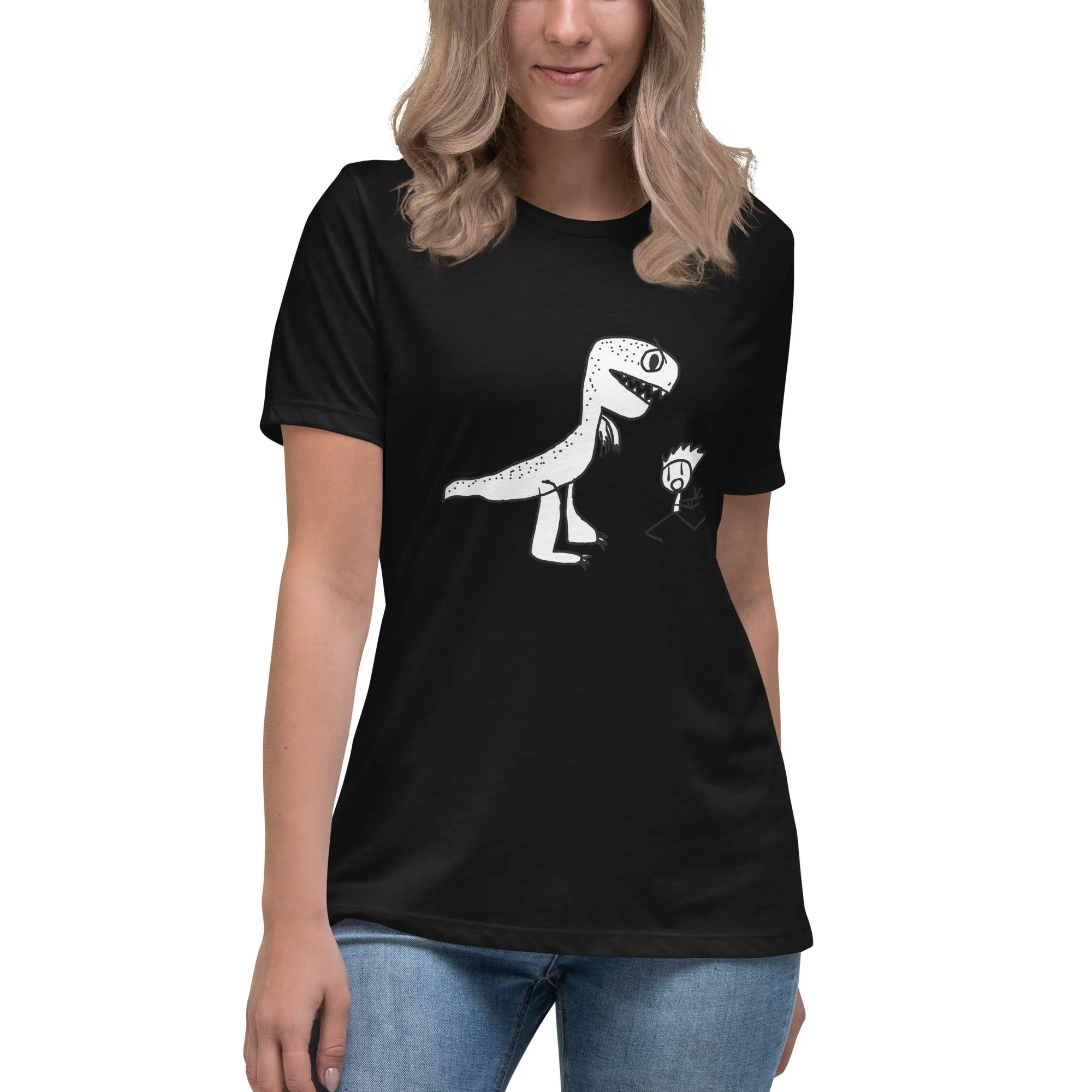 Dino Chase Women's Relaxed Tee