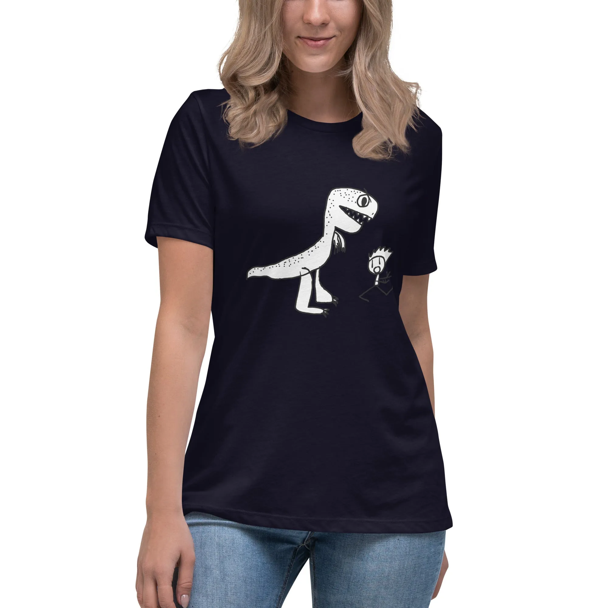 Dino Chase Women's Relaxed Tee