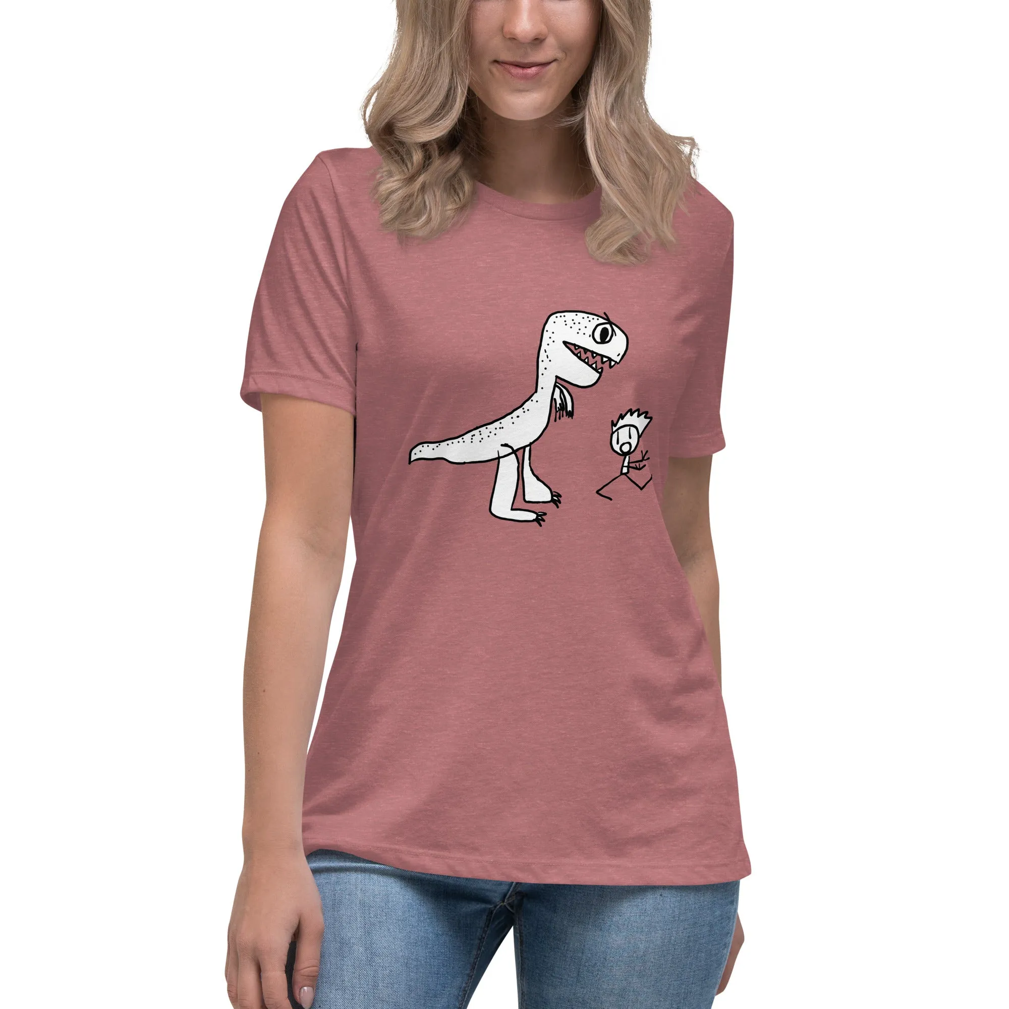 Dino Chase Women's Relaxed Tee