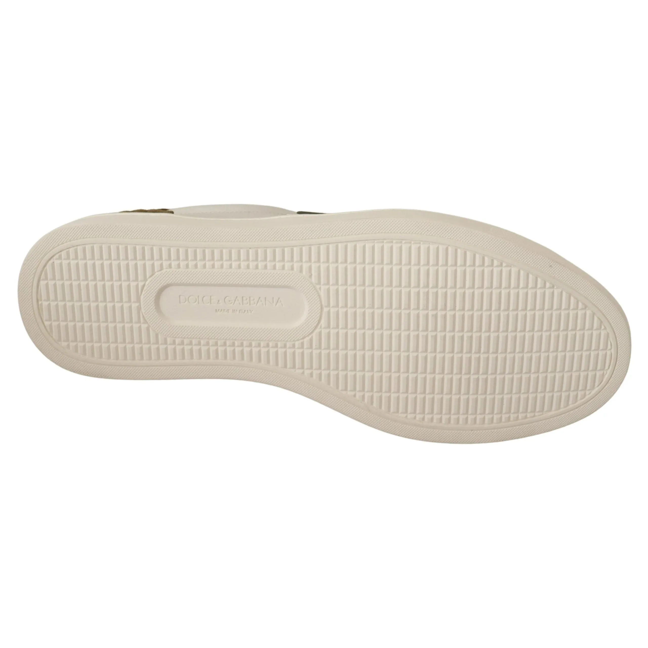 Dolce & Gabbana Chic White Leather Sneakers for Men