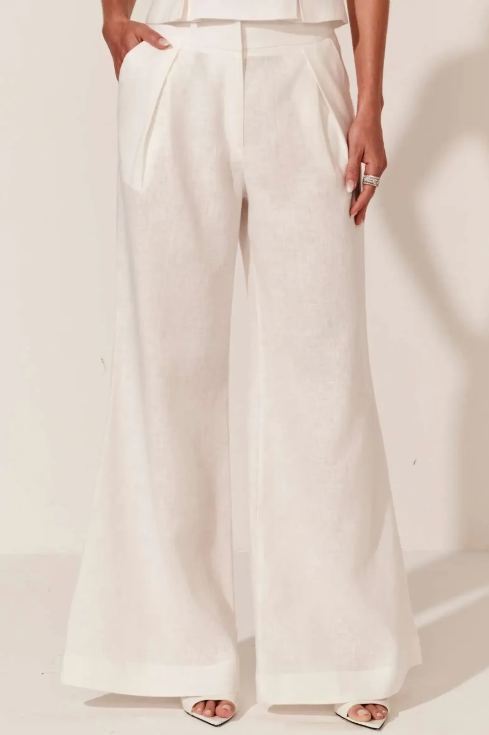 Flare Linen Pants