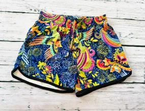 Floral Stretch Band Shorts