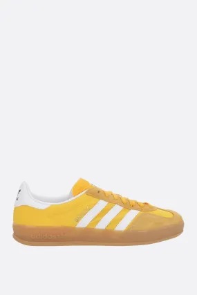 Gazelle Indoor nylon and suede sneakers