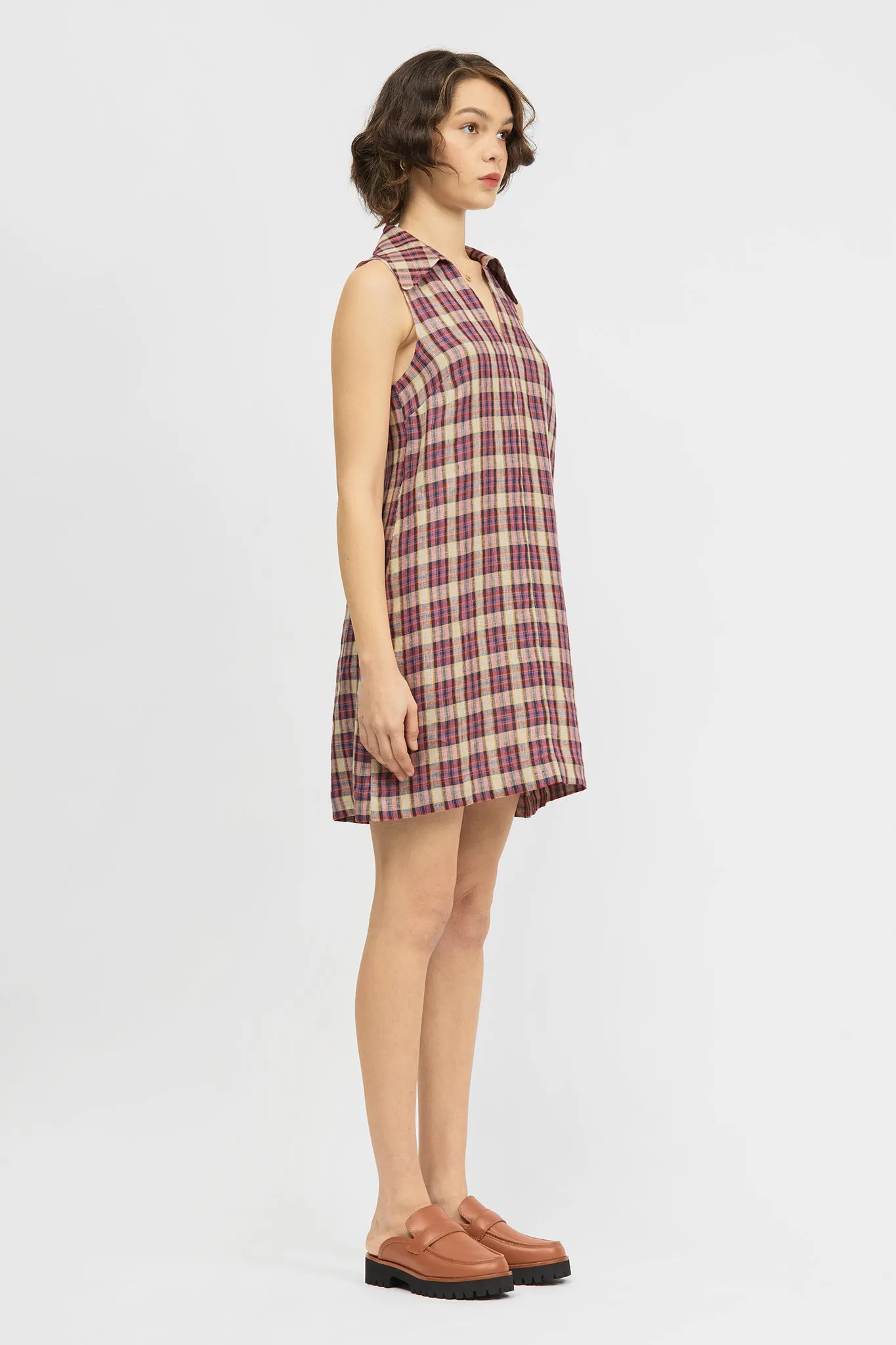 Gicha Dress Pink Check