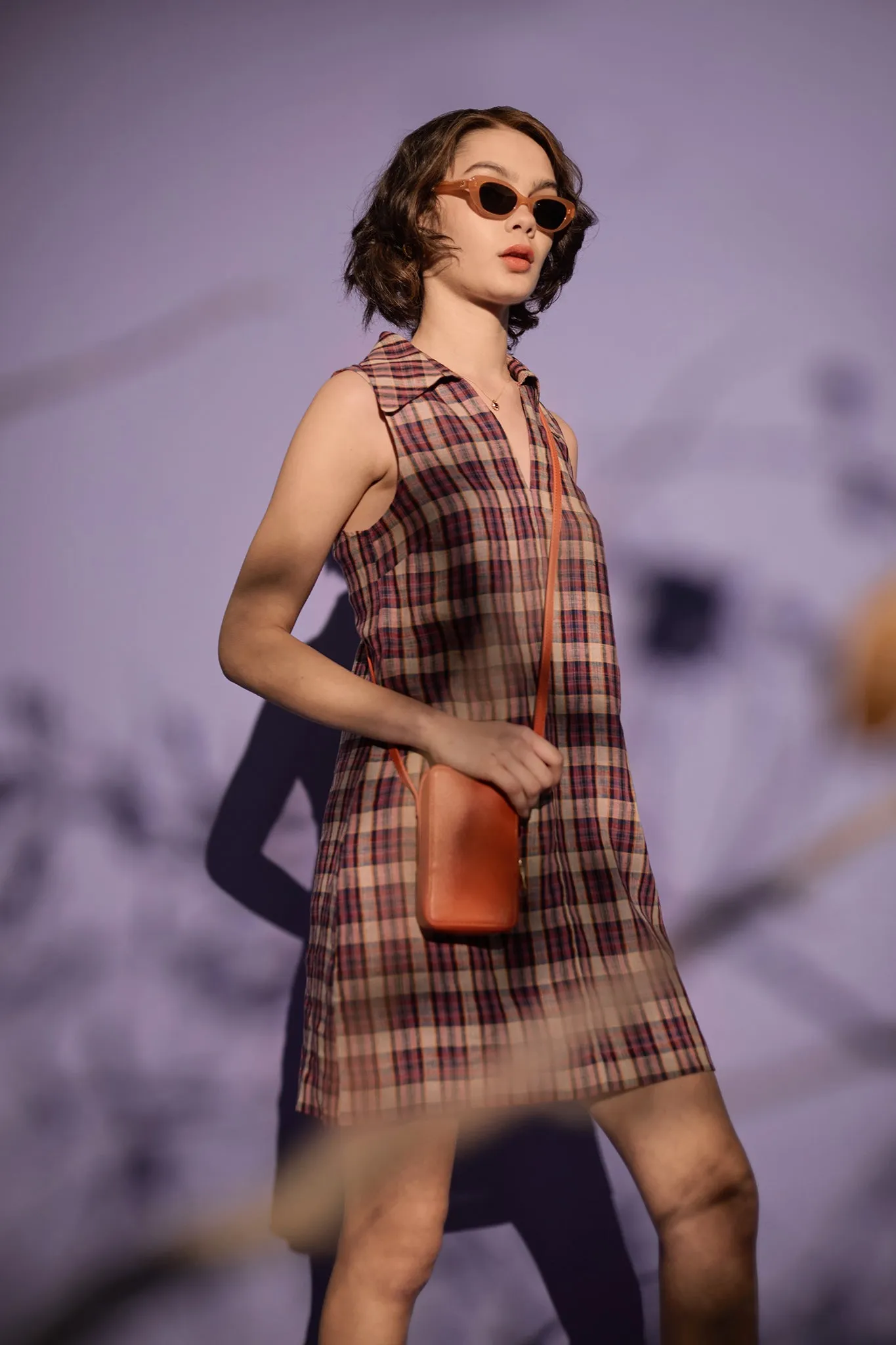 Gicha Dress Pink Check