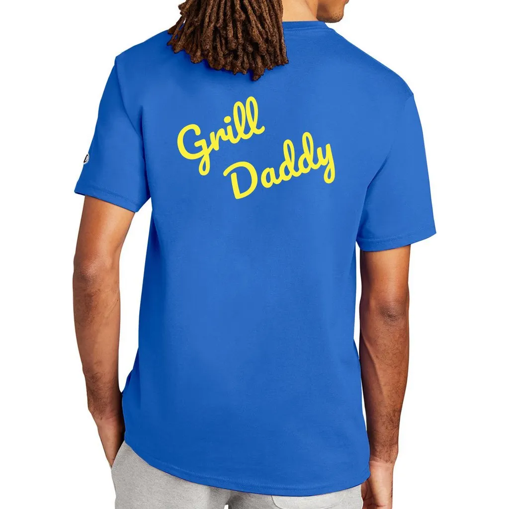 Grill Daddy Back Print Champion Men's T-shirt