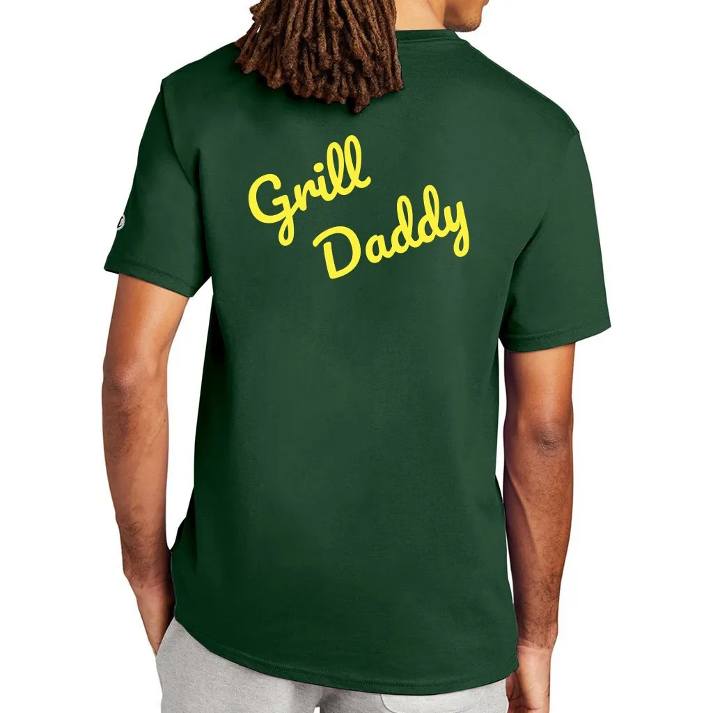 Grill Daddy Back Print Champion Men's T-shirt