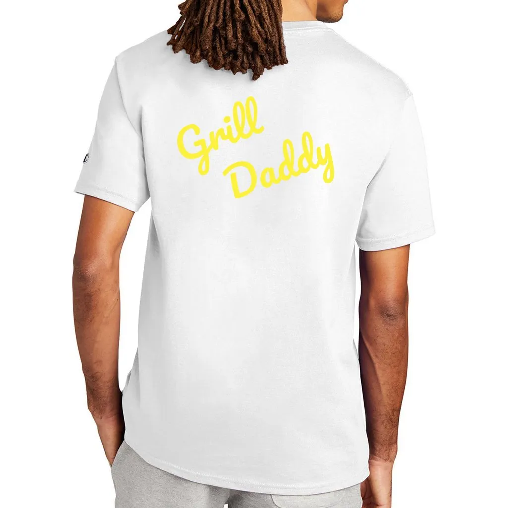 Grill Daddy Back Print Champion Men's T-shirt