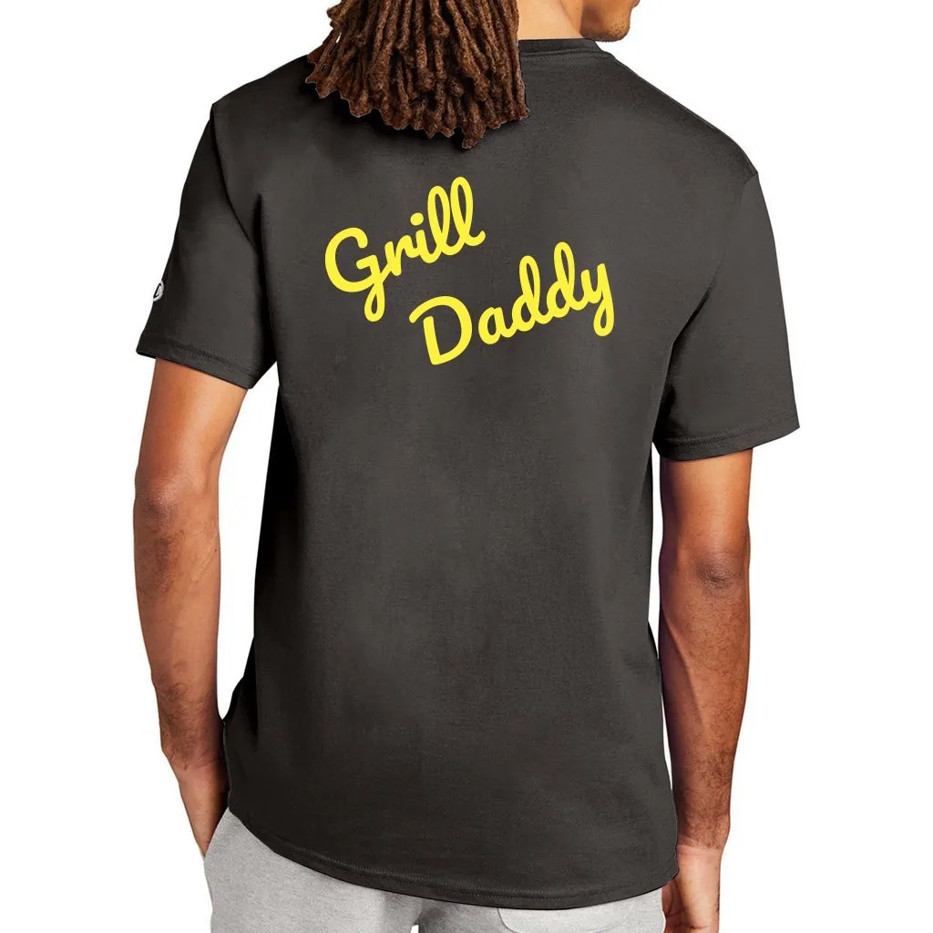 Grill Daddy Back Print Champion Men's T-shirt