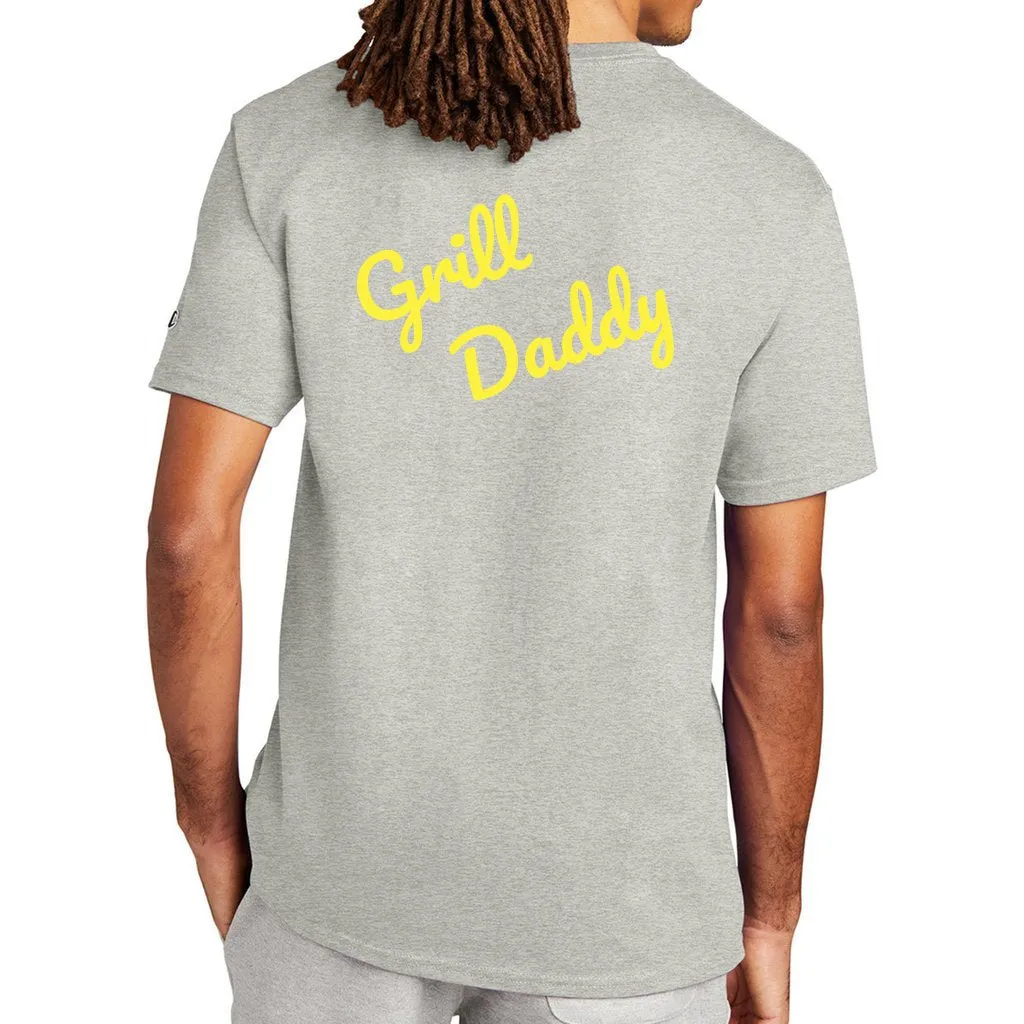 Grill Daddy Back Print Champion Men's T-shirt
