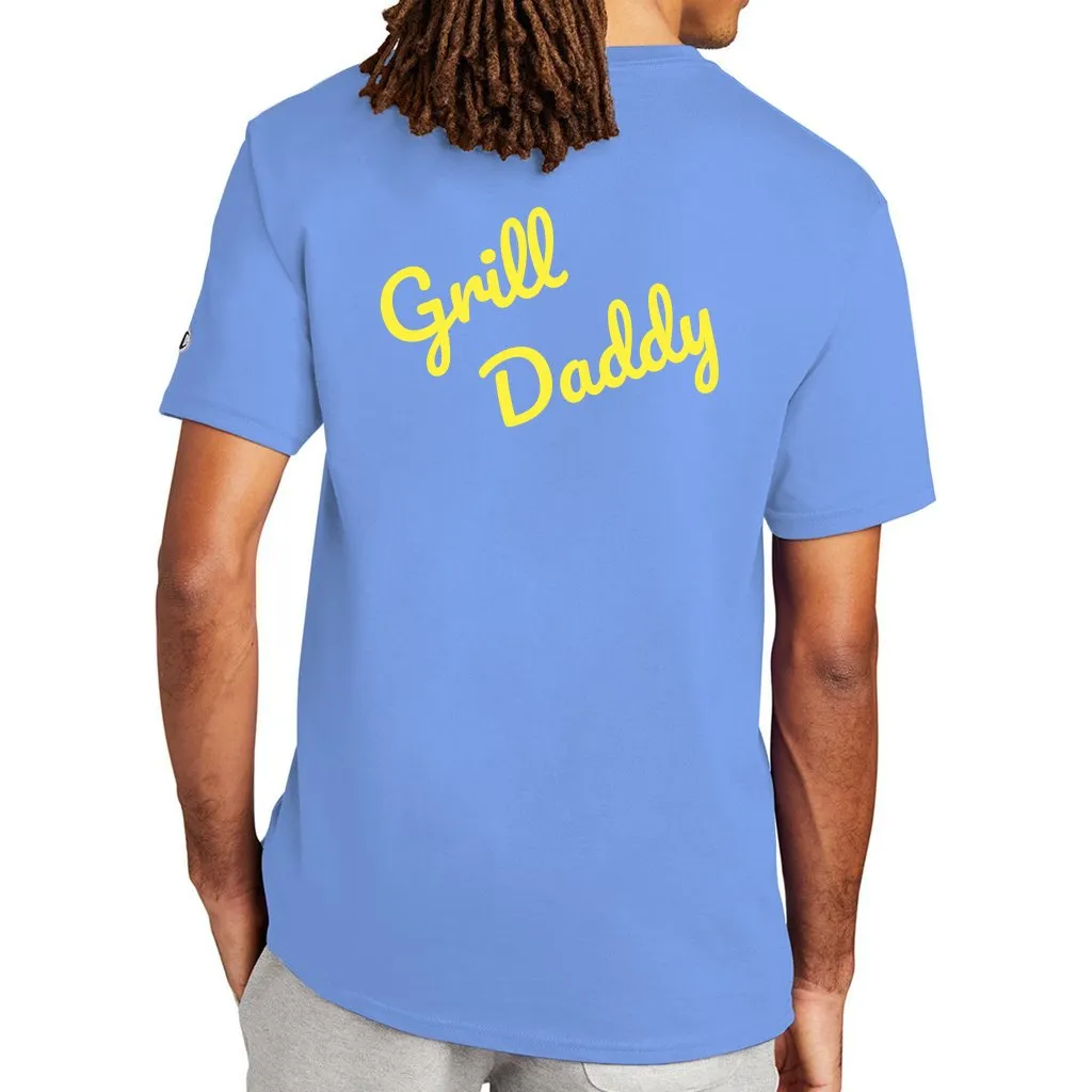 Grill Daddy Back Print Champion Men's T-shirt