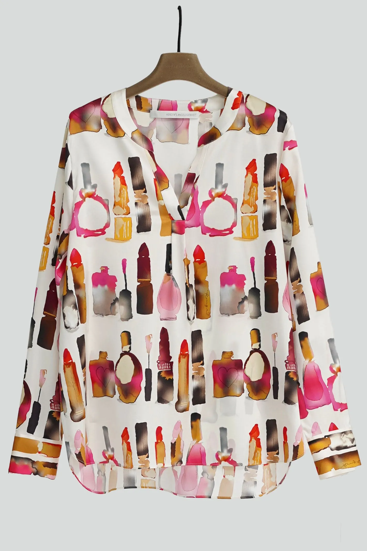 Herzen's Angelegenheit 6171-25234 234051 Tulip Multicolour Silk Blouse