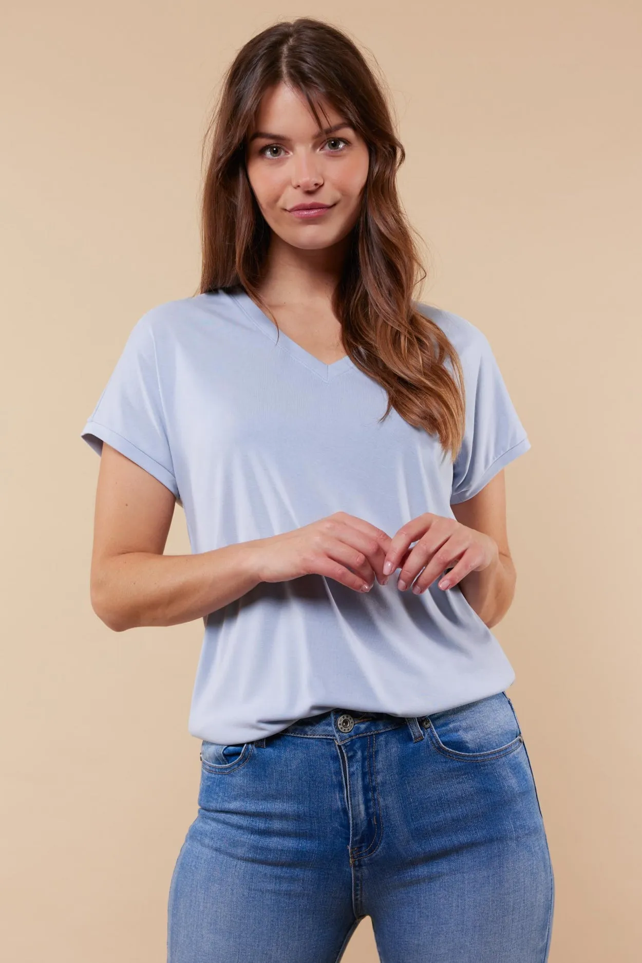 Iske T-shirt | Light Blue