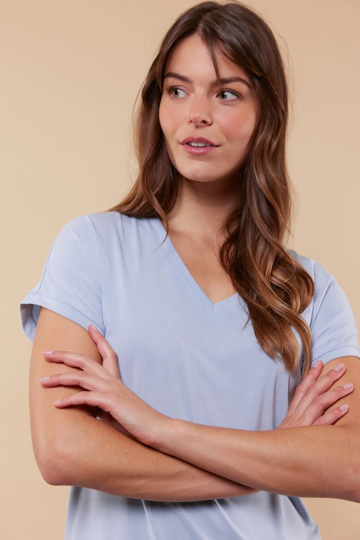 Iske T-shirt | Light Blue