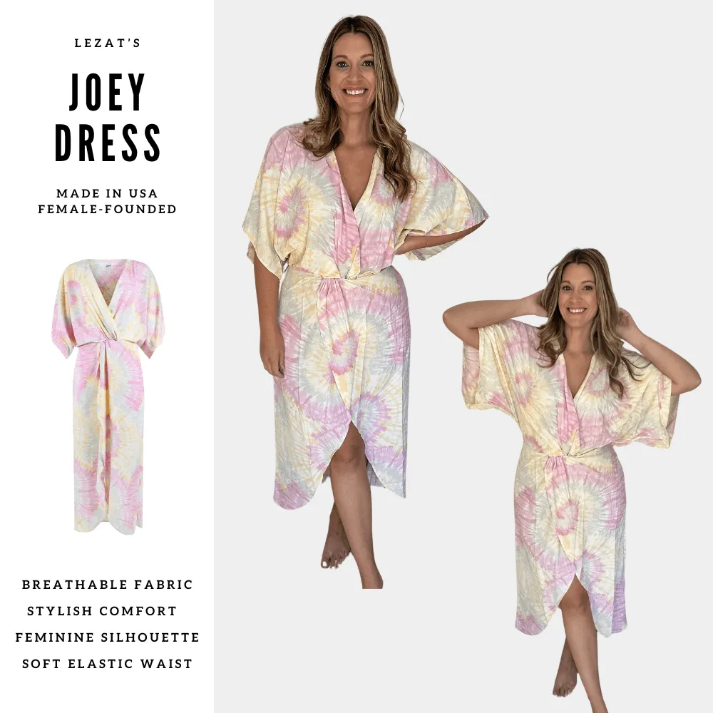Joey Maxi Dress - Pink Sorbet Tie Dye