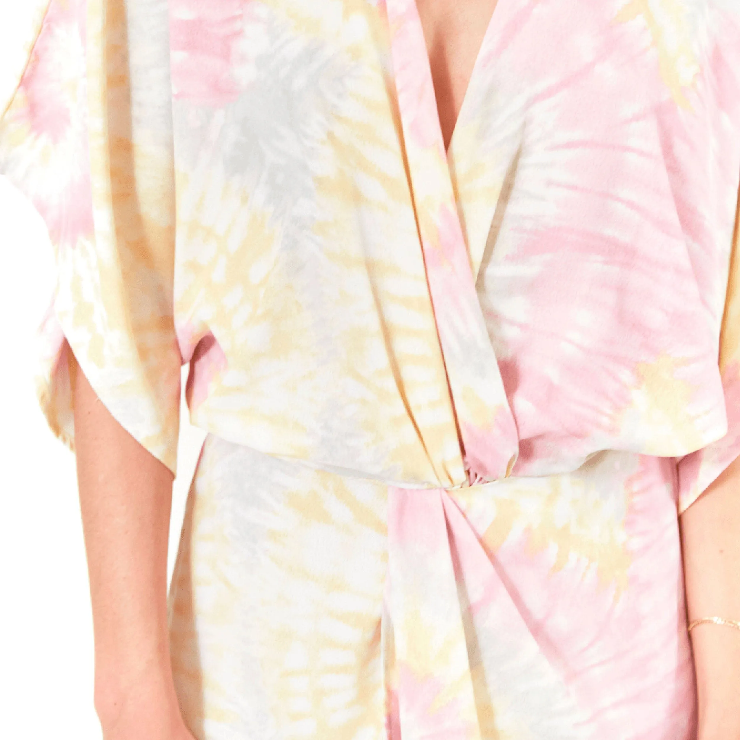 Joey Maxi Dress - Pink Sorbet Tie Dye
