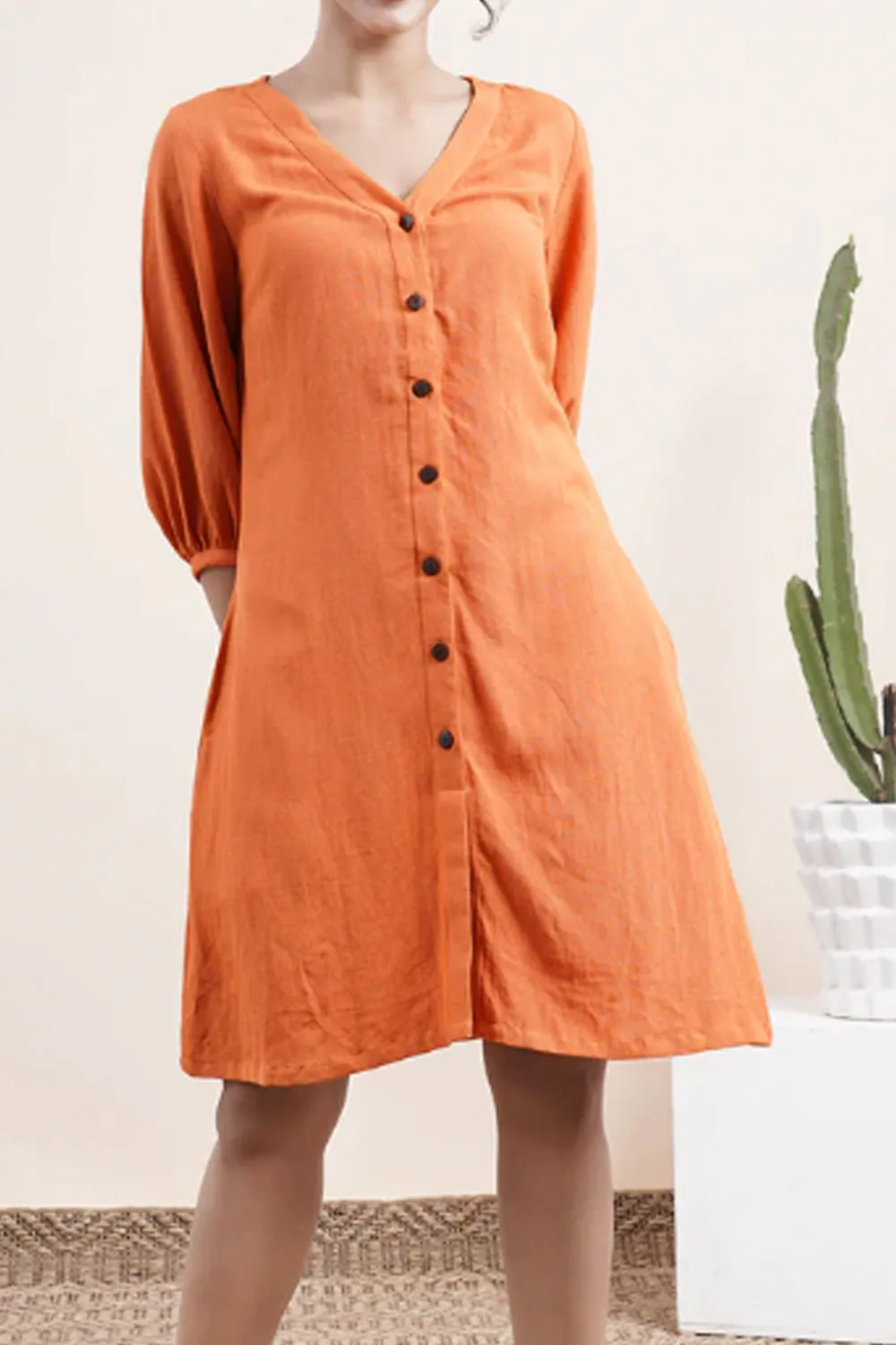 Kensington Orange Dress