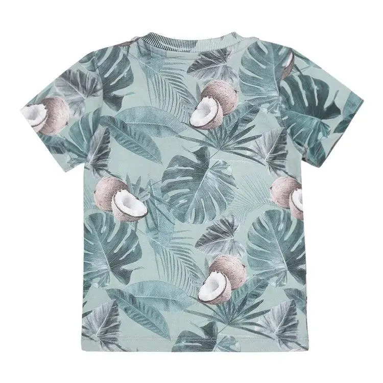 Koko Noko Boys T-shirt Light Green Coconut | Koko-Noko