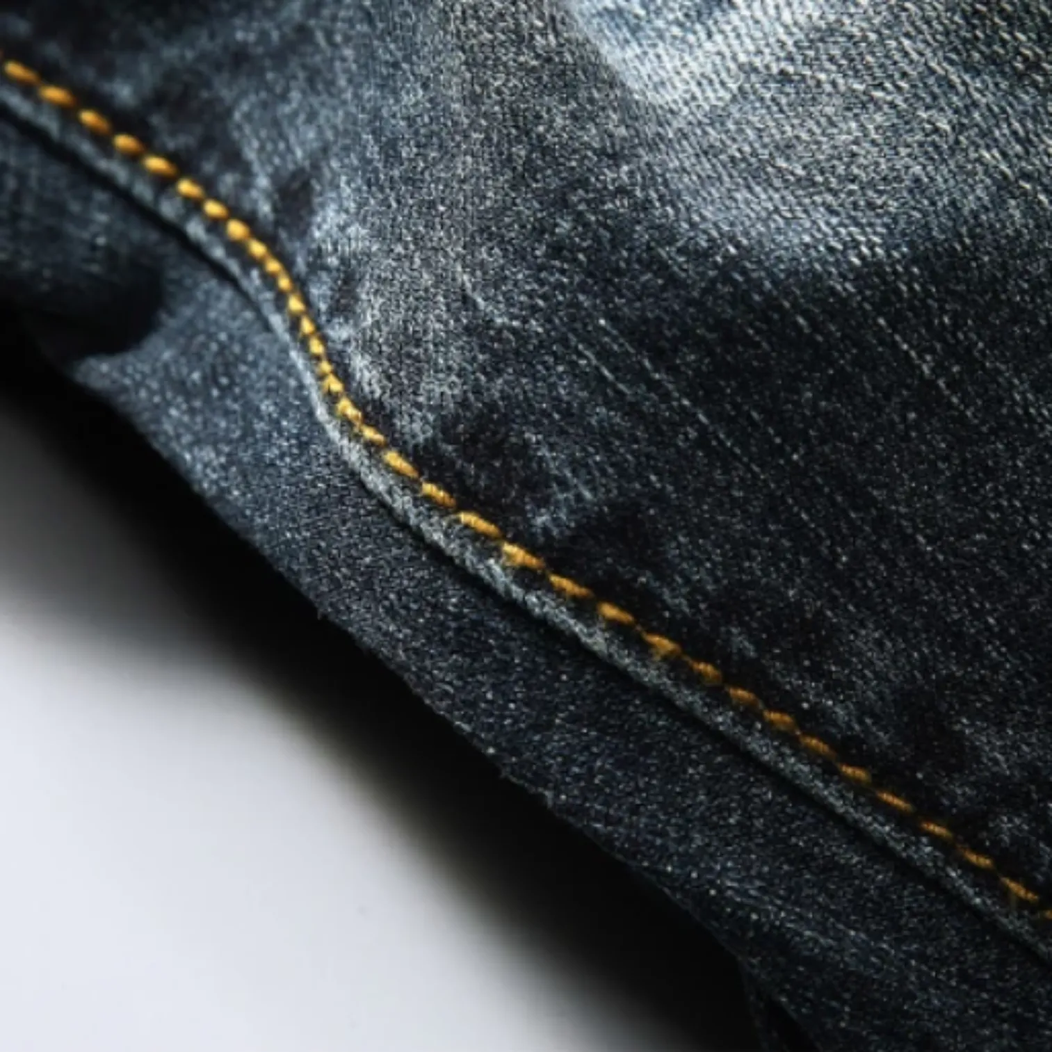 Men's Summer Stretchy Ripped Denim Shorts