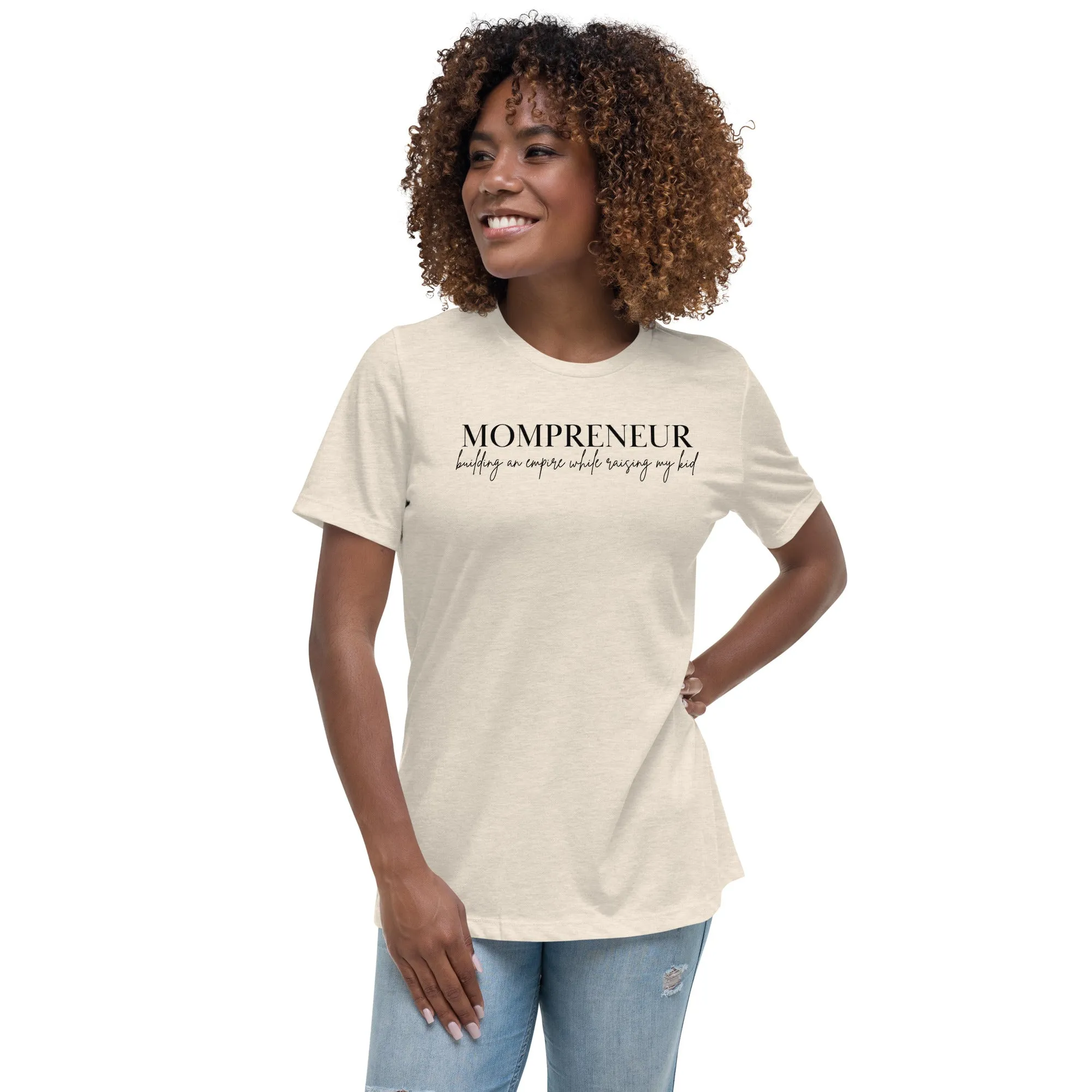 Mompreneur w/Kid Relaxed T-Shirt
