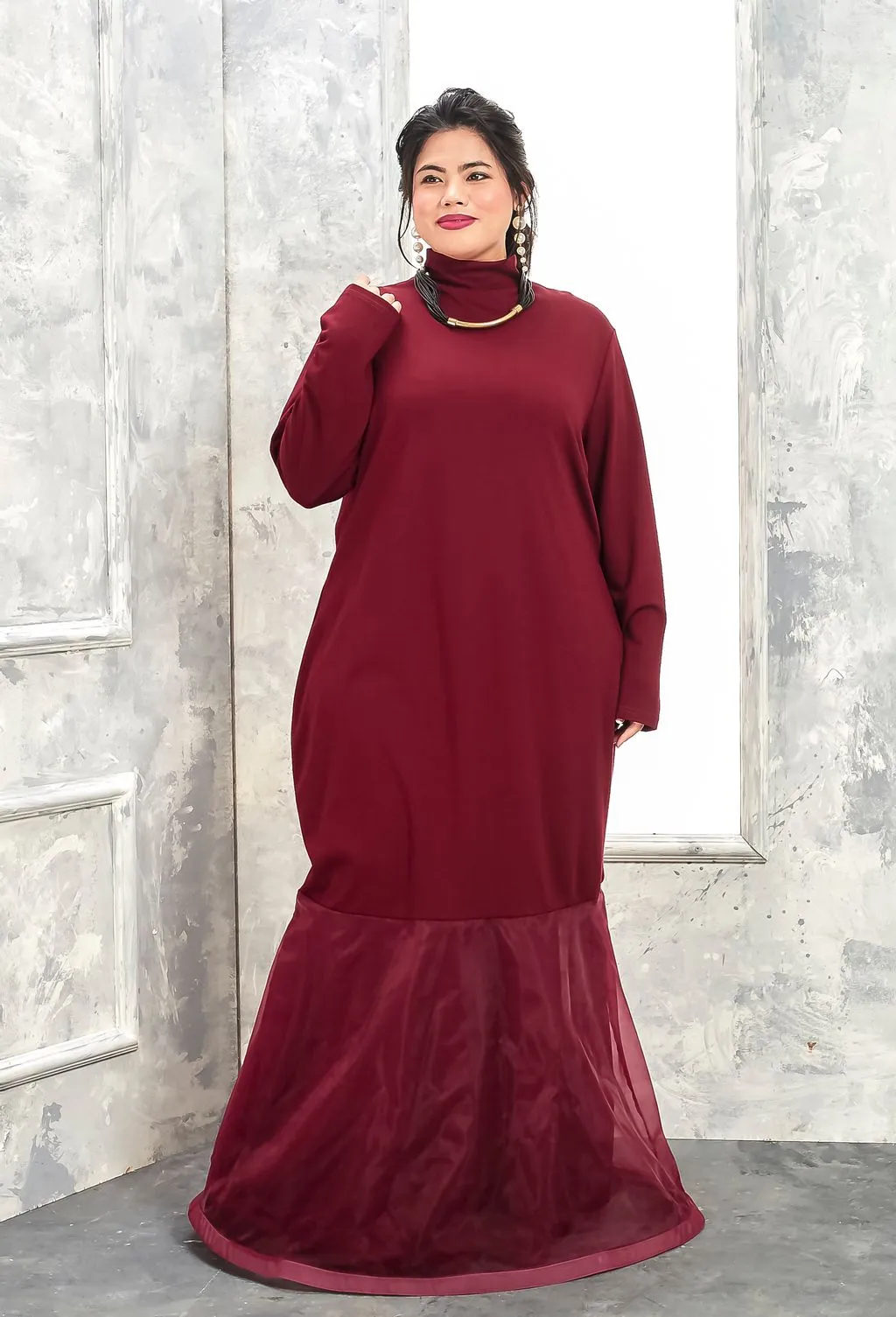 Ms Lana Organza Maxi Dress