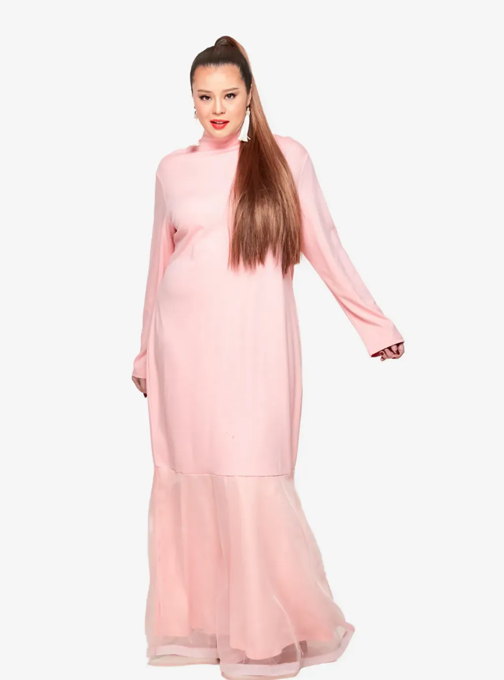 Ms Lana Organza Maxi Dress