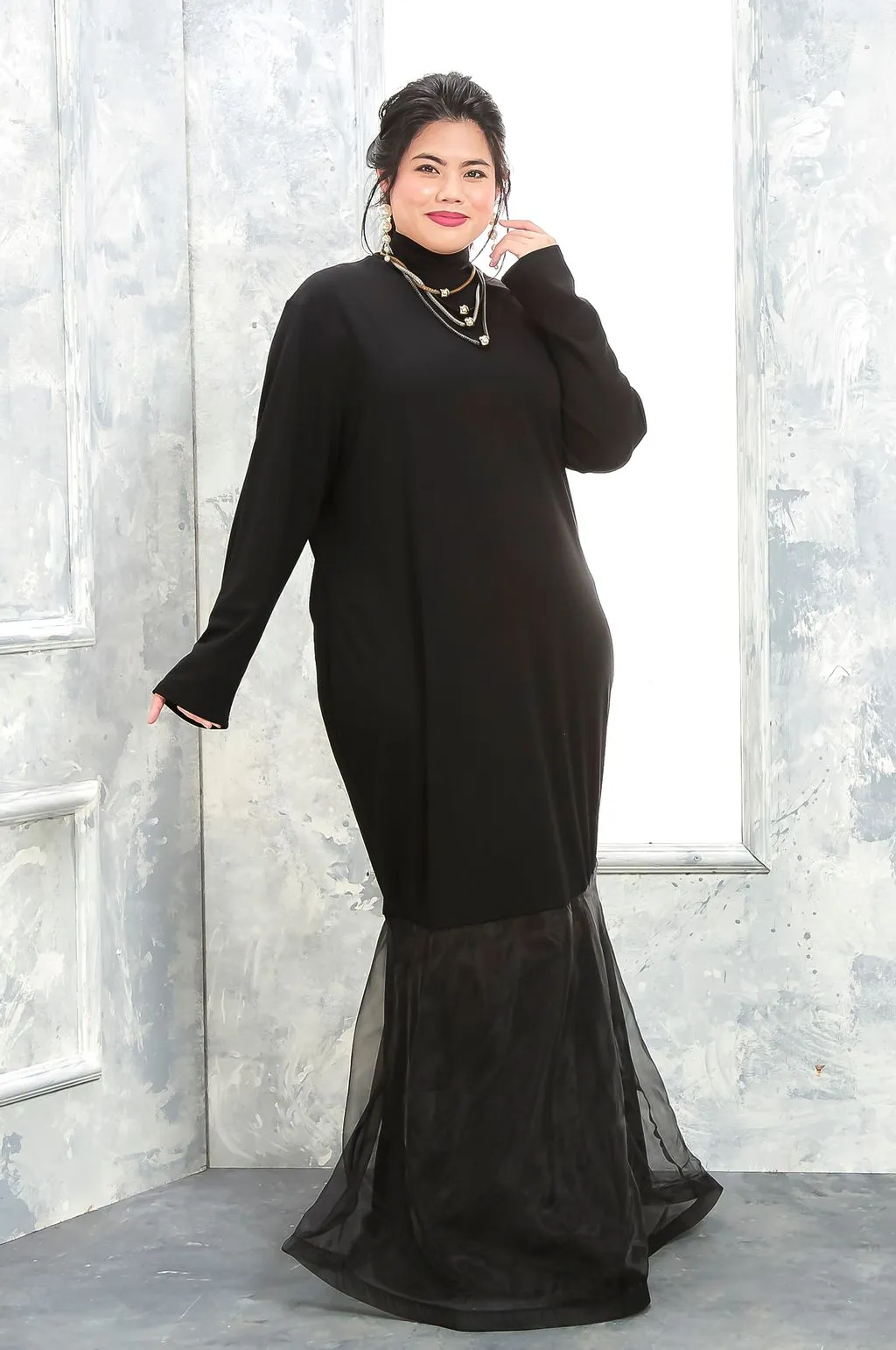 Ms Lana Organza Maxi Dress
