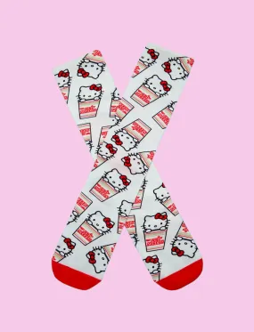 Nissin Cup Noodles X Hello Kitty Crew Socks