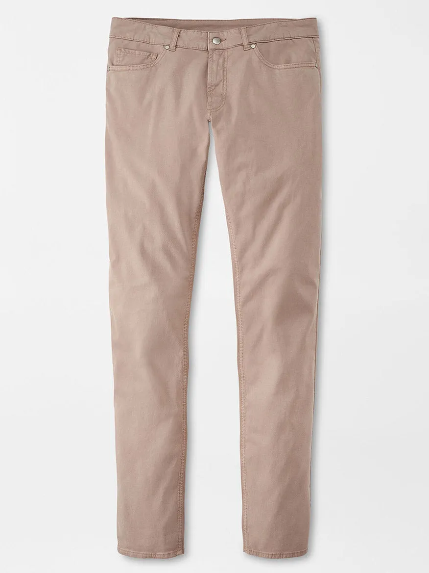 Peter Millar Wayfare Five-Pocket Pant in Khaki