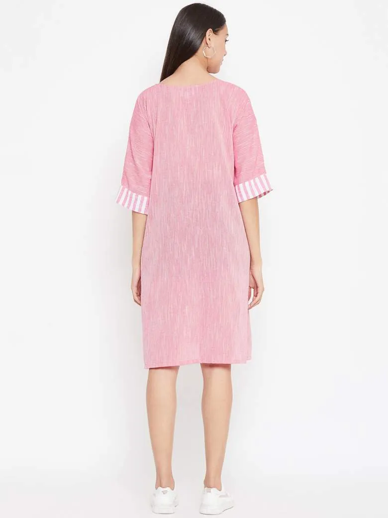 Pink Side Pocket dress